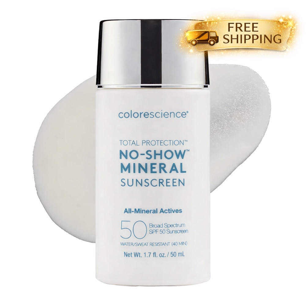 Colorescience Total Protection No Show Mineral Sunscreen SPF 50 1.7oz New